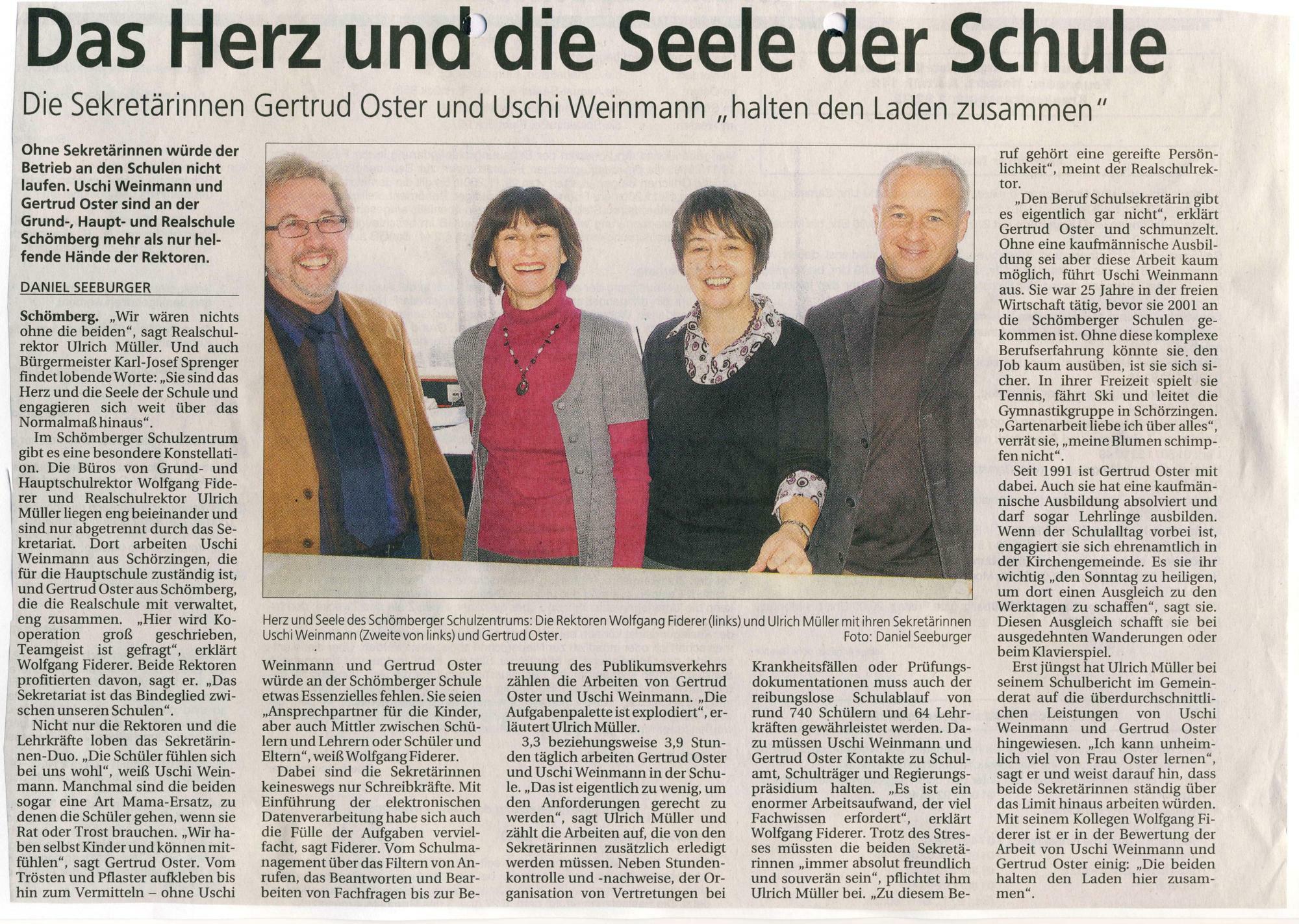 Zeitungsbericht